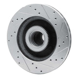 R1 Concepts 1993-1996 Dodge Dakota RWD Front Left Drilled & Slotted Silver Brake Rotor by R1 Concepts 631-40073L
