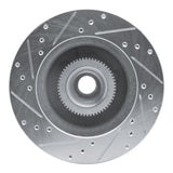R1 Concepts 1993-1996 Dodge Dakota RWD Front Right Drilled & Slotted Silver Brake Rotor by R1 Concepts 631-40073R