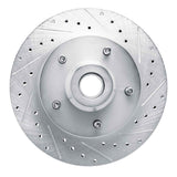 R1 Concepts 1994-2002 Dodge B1500 Front Right Drilled & Slotted Silver Brake Rotor by R1 Concepts 631-40074R