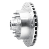 R1 Concepts 1994-1997 Dodge B350 Front Left Drilled & Slotted Silver Brake Rotor by R1 Concepts 631-40075L