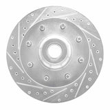 R1 Concepts 1994-1997 Dodge B350 Front Left Drilled & Slotted Silver Brake Rotor by R1 Concepts 631-40075L