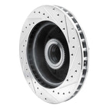 R1 Concepts 1994-1997 Dodge B350 Front Left Drilled & Slotted Silver Brake Rotor by R1 Concepts 631-40075L