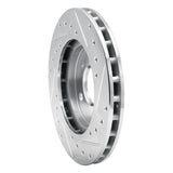 R1 Concepts 1996-2000 Chrysler Town & Country Front Left Drilled & Slotted Silver Brake Rotor by R1 Concepts 631-40080L