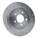 R1 Concepts 1997-2007 Chrysler Town & Country Rear Left Drilled & Slotted Silver Brake Rotor by R1 Concepts 631-40083L