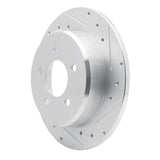 R1 Concepts 1997-2007 Chrysler Town & Country Rear Right Drilled & Slotted Silver Brake Rotor by R1 Concepts 631-40083R