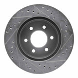 R1 Concepts 1997-2002 Dodge Dakota 4WD Front Left Drilled & Slotted Silver Brake Rotor by R1 Concepts 631-40084L