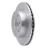 R1 Concepts 1997-2002 Dodge Durango Front Right Drilled & Slotted Silver Brake Rotor by R1 Concepts 631-40084R