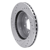 R1 Concepts 1997-2002 Dodge Durango Front Right Drilled & Slotted Silver Brake Rotor by R1 Concepts 631-40084R