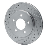 R1 Concepts 1991-2002 Chrysler Voyager Front Left Drilled & Slotted Silver Brake Rotor by R1 Concepts 631-40085L