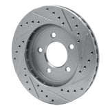 R1 Concepts 1991-2002 Chrysler Voyager Front Left Drilled & Slotted Silver Brake Rotor by R1 Concepts 631-40085L