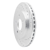 R1 Concepts 1991-2002 Plymouth Prowler Front Right Drilled & Slotted Silver Brake Rotor by R1 Concepts 631-40085R