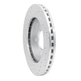R1 Concepts 1991-2002 Plymouth Prowler Front Right Drilled & Slotted Silver Brake Rotor by R1 Concepts 631-40085R