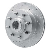 R1 Concepts 1998-2003 Dodge B3500 / B2500 Front Left Drilled & Slotted Silver Brake Rotor by R1 Concepts 631-40086L