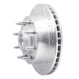 R1 Concepts 1998-2003 Dodge B3500 / B2500 Front Right Drilled & Slotted Silver Brake Rotor by R1 Concepts 631-40086R