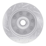 R1 Concepts 1998-2003 Dodge B3500 / B2500 Front Right Drilled & Slotted Silver Brake Rotor by R1 Concepts 631-40086R