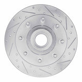 R1 Concepts 1998-2003 Dodge B3500 / B2500 Front Right Drilled & Slotted Silver Brake Rotor by R1 Concepts 631-40086R