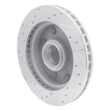 R1 Concepts 1998-2003 Dodge B3500 / B2500 Front Right Drilled & Slotted Silver Brake Rotor by R1 Concepts 631-40086R