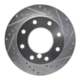 R1 Concepts 1975-1979 Dodge W200 Front Right Drilled & Slotted Silver Brake Rotor by R1 Concepts 631-40087R