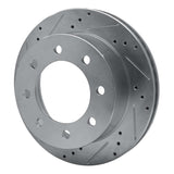 R1 Concepts 2000-2002 Dodge Ram 2500 Front Left Drilled & Slotted Silver Brake Rotor by R1 Concepts 631-40088L