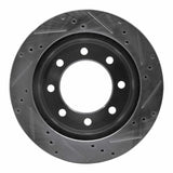 R1 Concepts 2000-2002 Dodge Ram 2500 Front Left Drilled & Slotted Silver Brake Rotor by R1 Concepts 631-40088L