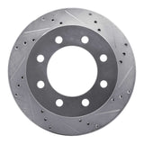 R1 Concepts 2000-2002 Dodge Ram 3500 Front Right Drilled & Slotted Silver Brake Rotor by R1 Concepts 631-40088R