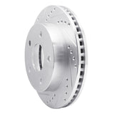 R1 Concepts 2000-2002 Dodge RamCharger (Mexico) Front Left Drilled & Slotted Silver Brake Rotor by R1 Concepts 631-40090L