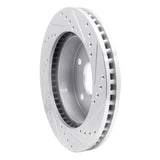 R1 Concepts 2000-2002 Dodge RamCharger (Mexico) Front Left Drilled & Slotted Silver Brake Rotor by R1 Concepts 631-40090L
