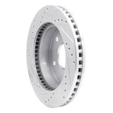 R1 Concepts 2000-2002 Dodge Ram 1500 Pickup Front Right Drilled & Slotted Silver Brake Rotor by R1 Concepts 631-40090R