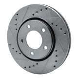 R1 Concepts 2001-2007 Chrysler Voyager Front Left Drilled & Slotted Silver Brake Rotor by R1 Concepts 631-40091L