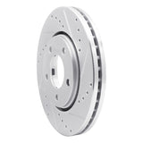 R1 Concepts 2001-2007 Chrysler Town & Country Front Right Drilled & Slotted Silver Brake Rotor by R1 Concepts 631-40091R