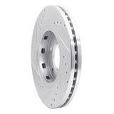 R1 Concepts 2001-2007 Chrysler Town & Country Front Right Drilled & Slotted Silver Brake Rotor by R1 Concepts 631-40091R