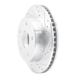 R1 Concepts 2000-2001 Dodge Ram 1500 Pickup Front Right Drilled & Slotted Silver Brake Rotor by R1 Concepts 631-40092R