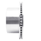 R1 Concepts 2000-2002 Dodge Ram 4000 (Mexico) Rear Left Drilled & Slotted Silver Brake Rotor by R1 Concepts 631-40093L