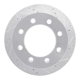 R1 Concepts 2000-2002 Dodge Ram 3500 Rear Right Drilled & Slotted Silver Brake Rotor by R1 Concepts 631-40093R