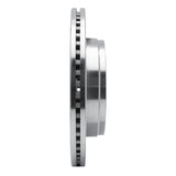 Dynamic Friction 2002-2024 Chrysler Aspen Front Right Drilled & Slotted Silver Brake Rotor by Dynamic Friction Company 631-40094R