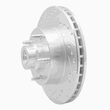 Dynamic Friction 2003-2003 Dodge Ram 1500 Van Front Left Drilled & Slotted Silver Brake Rotor by Dynamic Friction Company 631-40096L