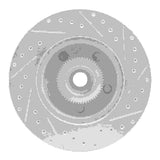 Dynamic Friction 2003-2003 Dodge Ram 1500 Van Front Left Drilled & Slotted Silver Brake Rotor by Dynamic Friction Company 631-40096L