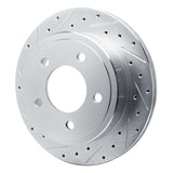 Dynamic Friction 2003-2003 Dodge Ram 1500 Van Rear Left Drilled & Slotted Silver Brake Rotor by Dynamic Friction Company 631-40097L