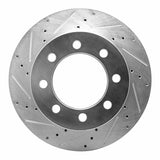Dynamic Friction 2003-2008 Dodge Ram 2500 Front Left Drilled & Slotted Silver Brake Rotor by Dynamic Friction Company 631-40102L