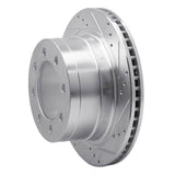 Dynamic Friction 2003-2008 Dodge Ram 4000 (Mexico) Rear Right Drilled & Slotted Silver Brake Rotor by Dynamic Friction Company 631-40103R