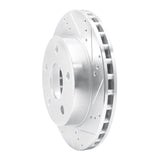Dynamic Friction 2005-2011 Dodge Dakota 4WD Front Right Drilled & Slotted Silver Brake Rotor by Dynamic Friction Company 631-40105R