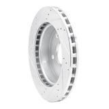 Dynamic Friction 2005-2011 Dodge Dakota 4WD Front Right Drilled & Slotted Silver Brake Rotor by Dynamic Friction Company 631-40105R