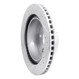 Dynamic Friction 2004-2006 Dodge Ram 1500 Pickup Rear Right Drilled & Slotted Silver Brake Rotor by Dynamic Friction Company 631-40106R