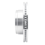 Dynamic Friction 2008-2020 Dodge Ram 4500 Front Right Drilled & Slotted Silver Brake Rotor by Dynamic Friction Company 631-40108R