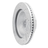 Dynamic Friction 2008-2020 Dodge Ram 4500 Front Right Drilled & Slotted Silver Brake Rotor by Dynamic Friction Company 631-40108R