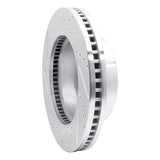Dynamic Friction 2009-2025 Dodge Ram 3500 Front Right Drilled & Slotted Silver Brake Rotor by Dynamic Friction Company 631-40110R