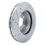 Dynamic Friction 2014-2025 Ram ProMaster 1500 Front Right Drilled & Slotted Silver Brake Rotor by Dynamic Friction Company 631-40114R
