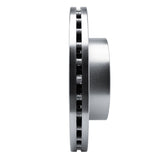 Dynamic Friction 2014-2025 Ram ProMaster 1500 Front Right Drilled & Slotted Silver Brake Rotor by Dynamic Friction Company 631-40114R