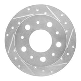 Dynamic Friction 2014-2021 Ram ProMaster 2500 Rear Right Drilled & Slotted Silver Brake Rotor by Dynamic Friction Company 631-40115R