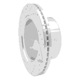 Dynamic Friction 2009-2025 Dodge Ram 3500 Rear Right Drilled & Slotted Silver Brake Rotor by Dynamic Friction Company 631-40118R